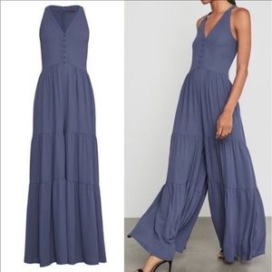 BCBGMAXAZRIA Harvie Racerback
Culottes Wide Leg Maxi Dress
Jumpsuit Blue L
